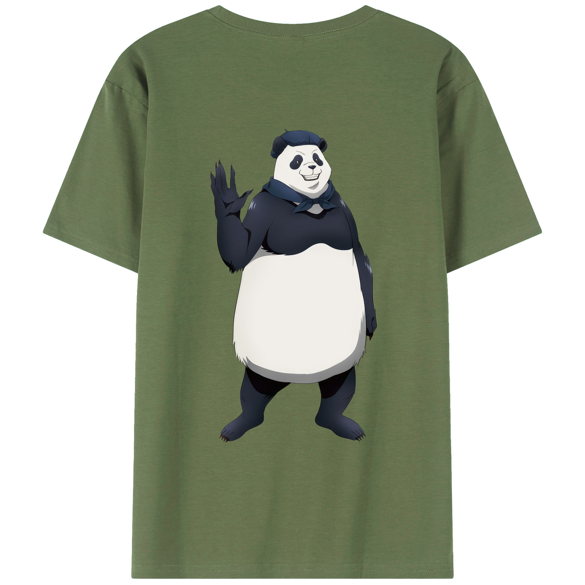 （画像用） 呪術廻戦 Jujutsu Kaisen 綿100％ メンズ半袖Tシャツ（バックプリント） 通気性